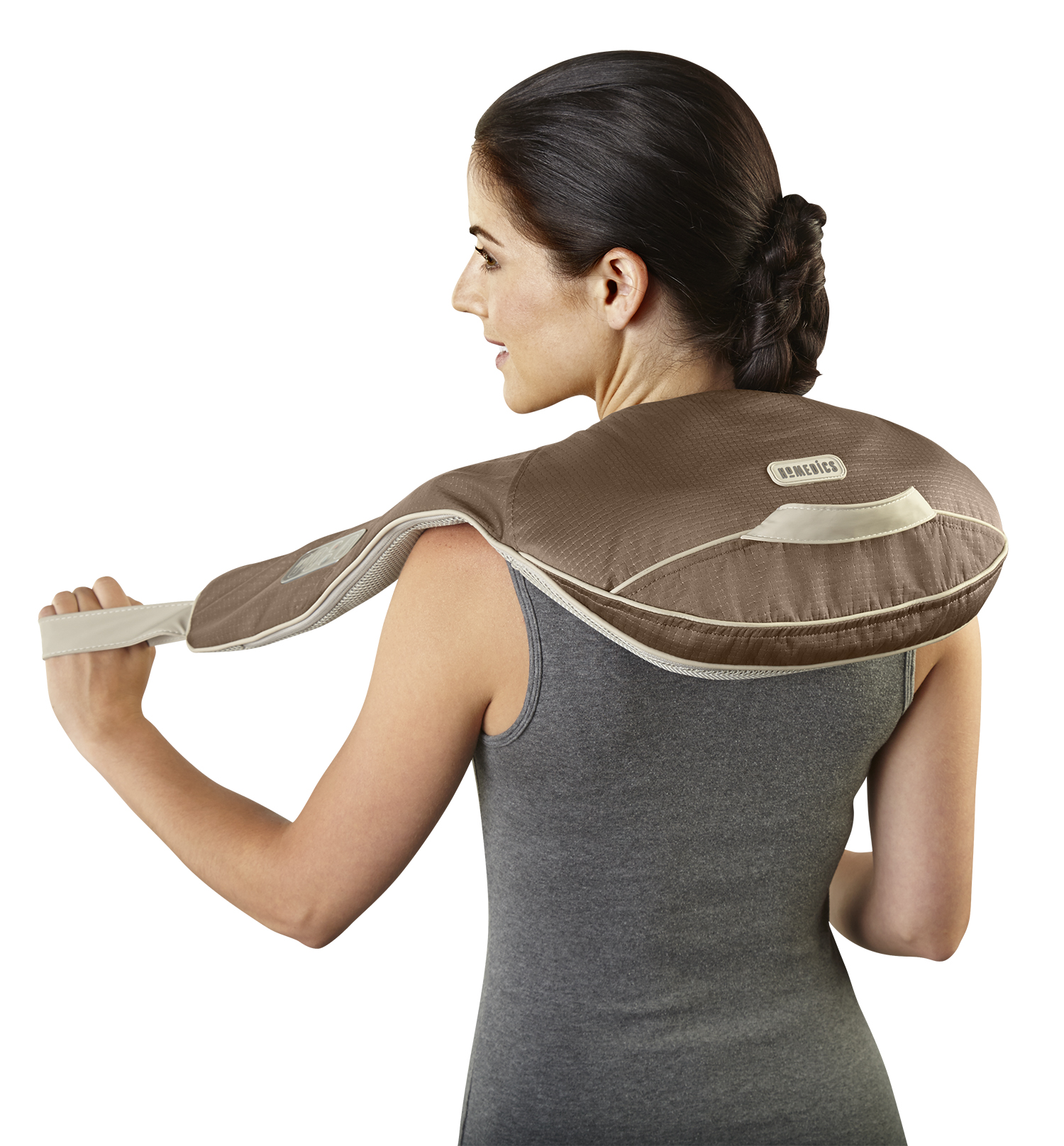 Back & Shoulder Percussion Massager with heat (NMS-600-CA)